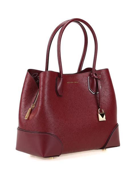 michael kors oxblood tote|oxblood handbag.